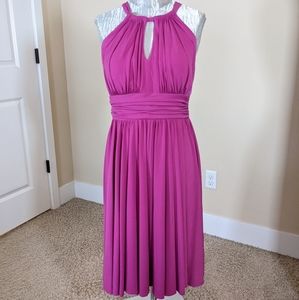 Keyhole Knit Sleeveless Dress